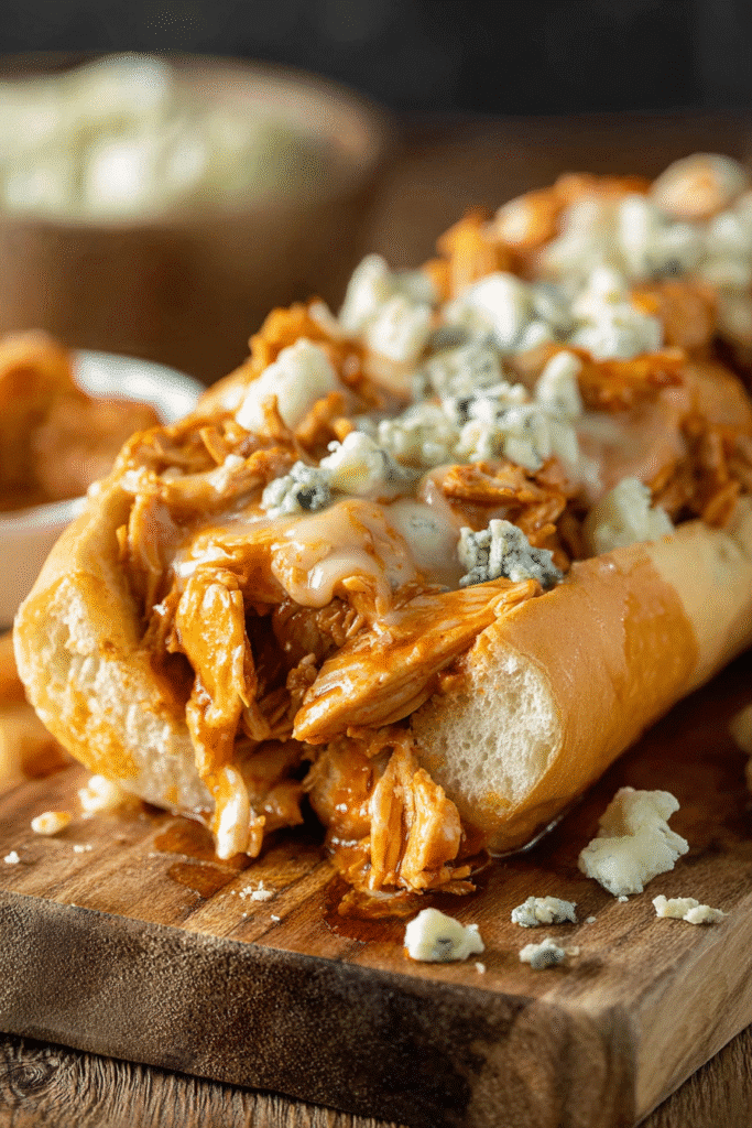 Best Buffalo Chicken Cheesesteak Sandwich