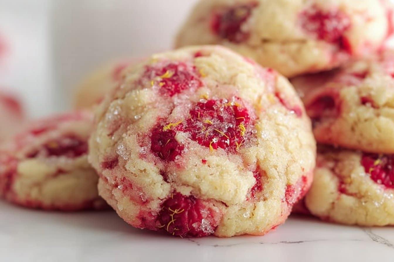 Lemon Raspberry Cookies